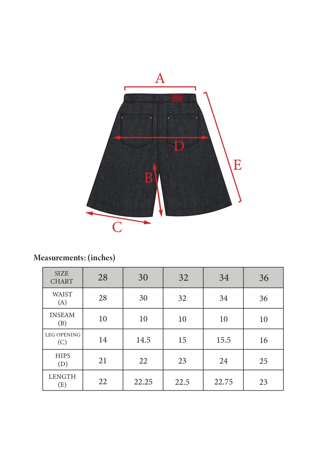 Selvedge Denim Shorts