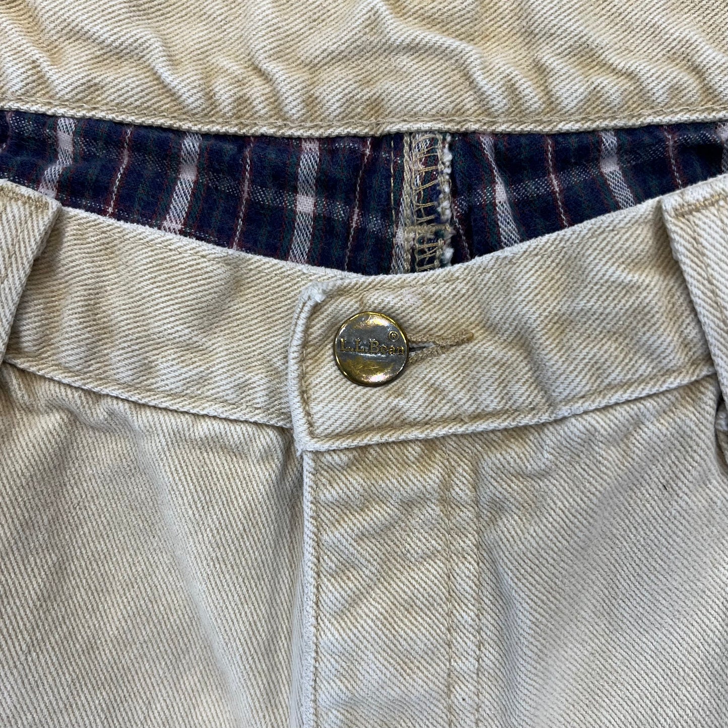 Sun-Faded L.L. Bean Jeans