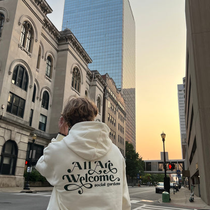 Cream Oversized Hoodie
