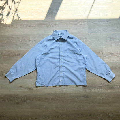 Blue Pinstripe Button Up