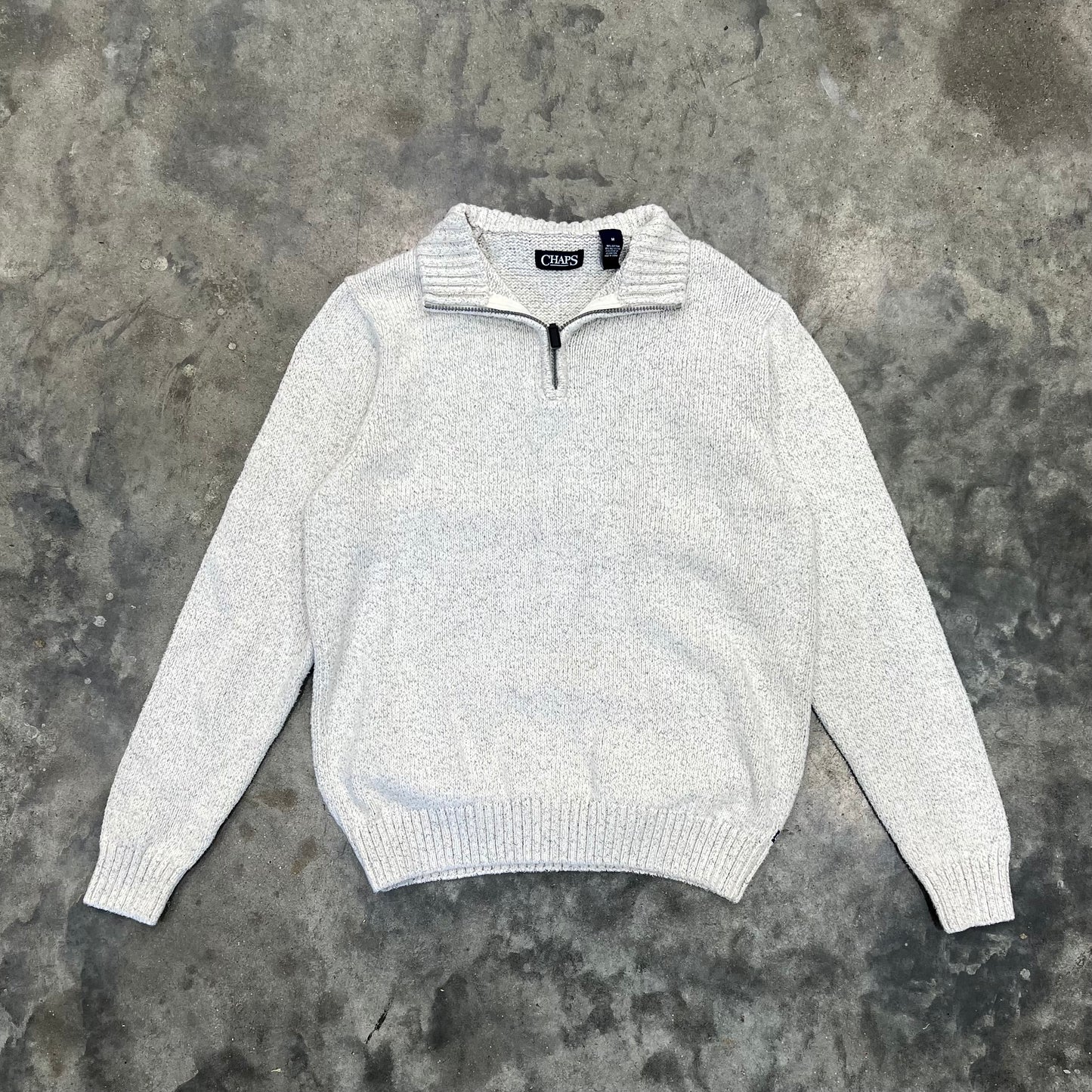 Chaps Quarter-Zip Sweater