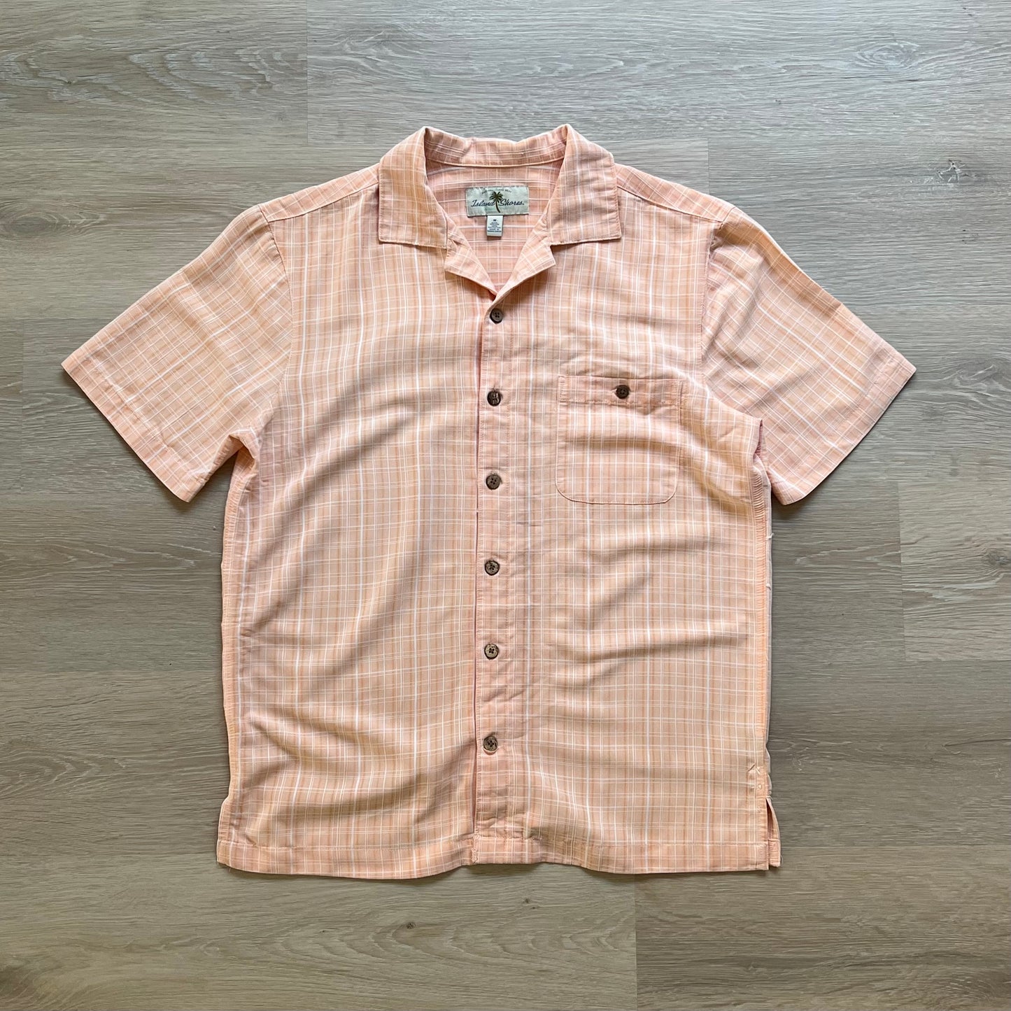 Peach Camp Collar Shirt