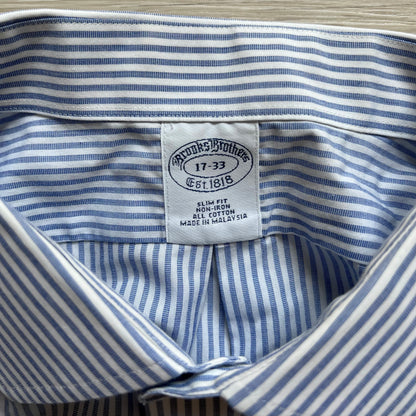 Blue Pinstripe Button Up