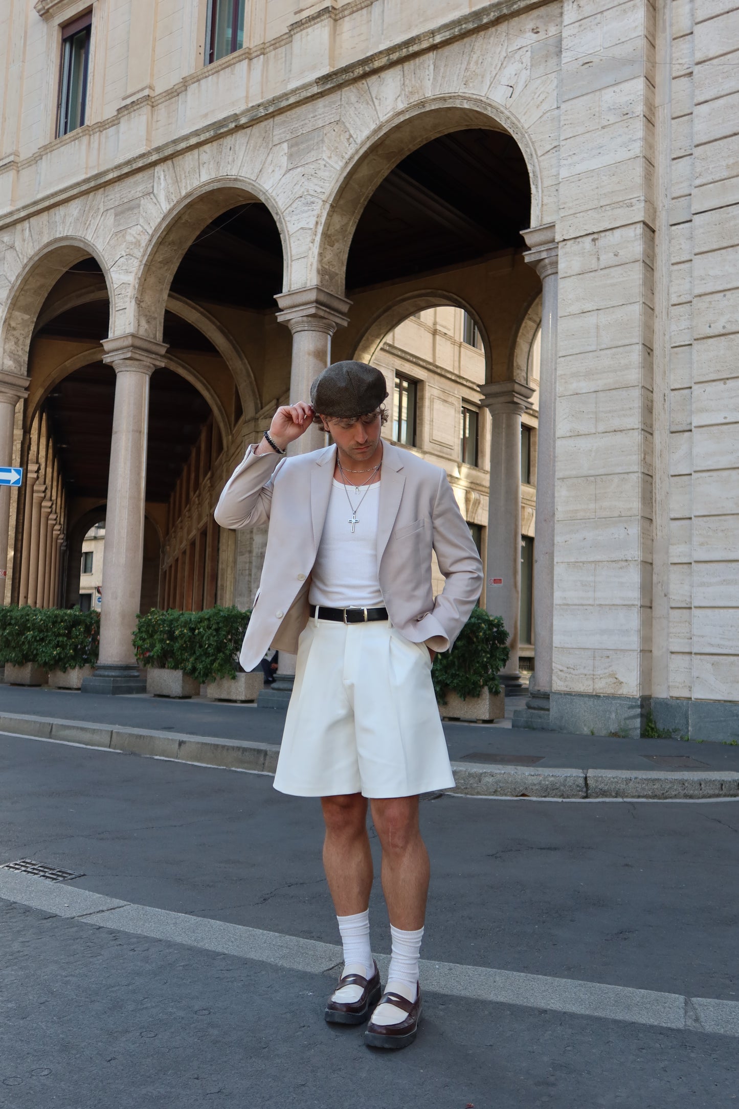 Pleated Shorts