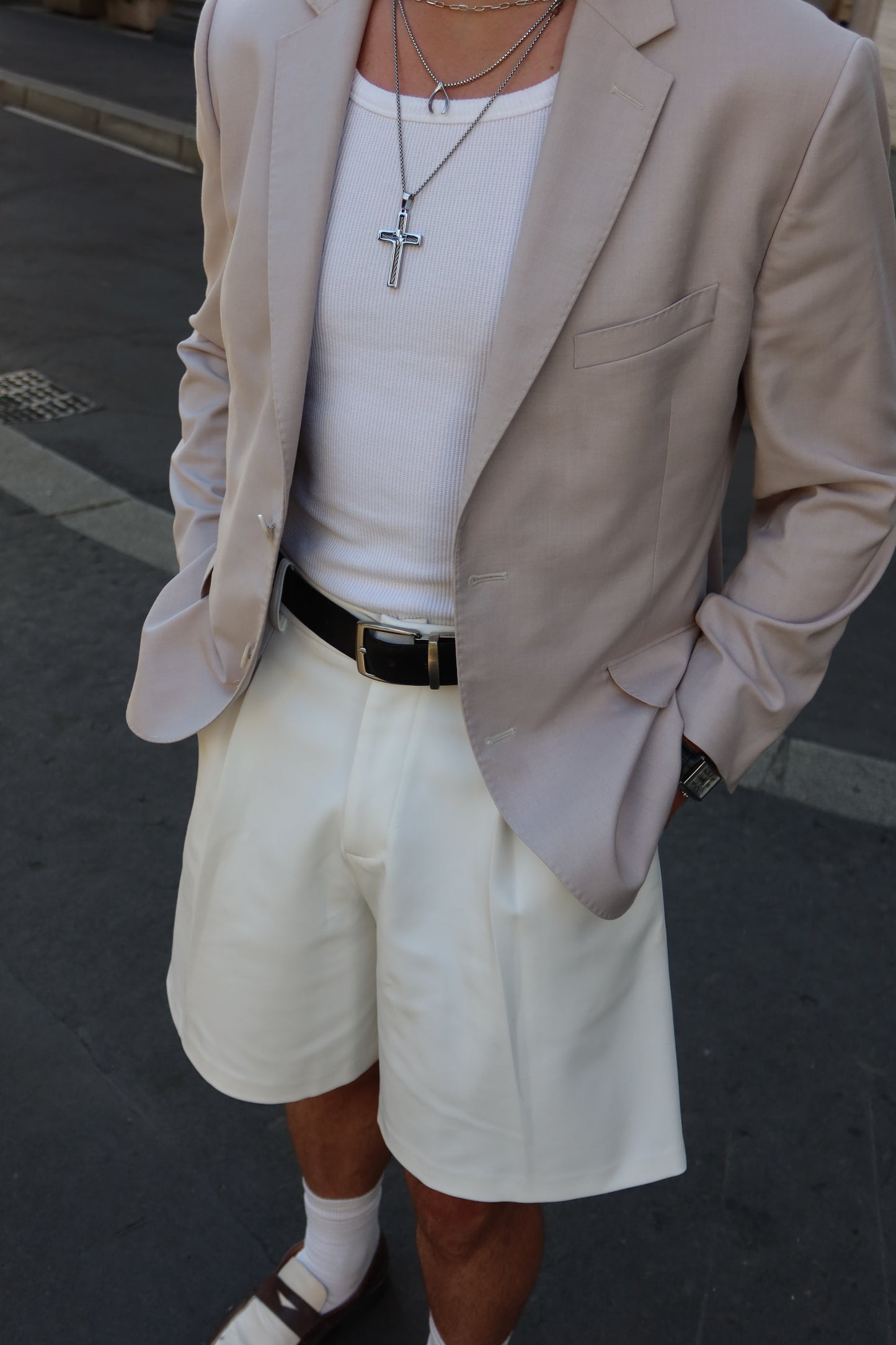 Pleated Shorts