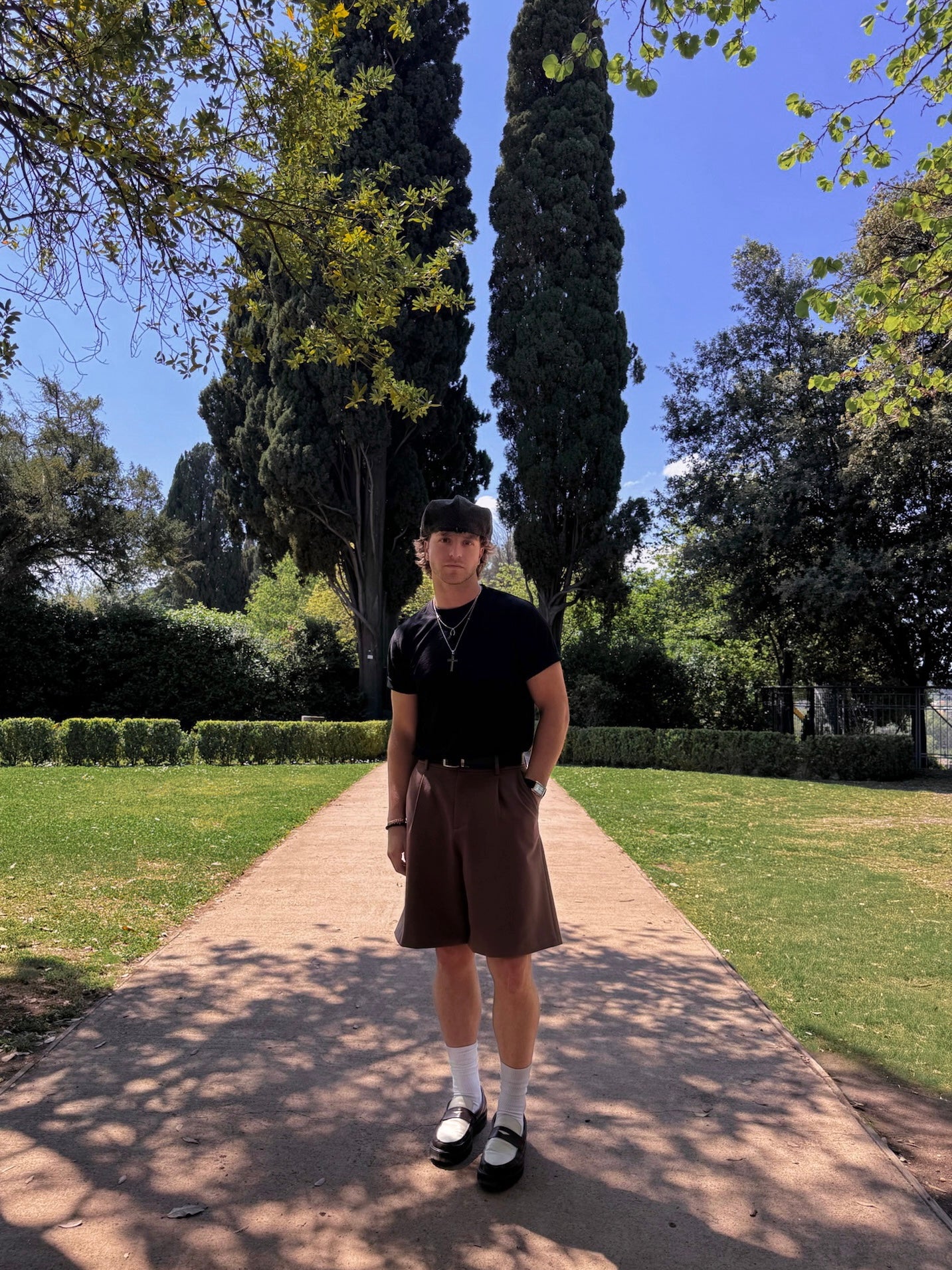 Pleated Shorts