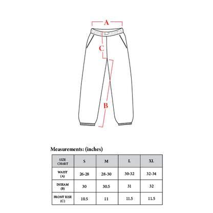 Puff-Print Sweatpants
